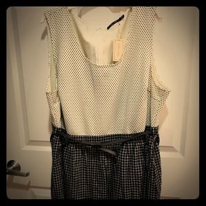 Doe and Rae Sleeveless Belted Dress NWT